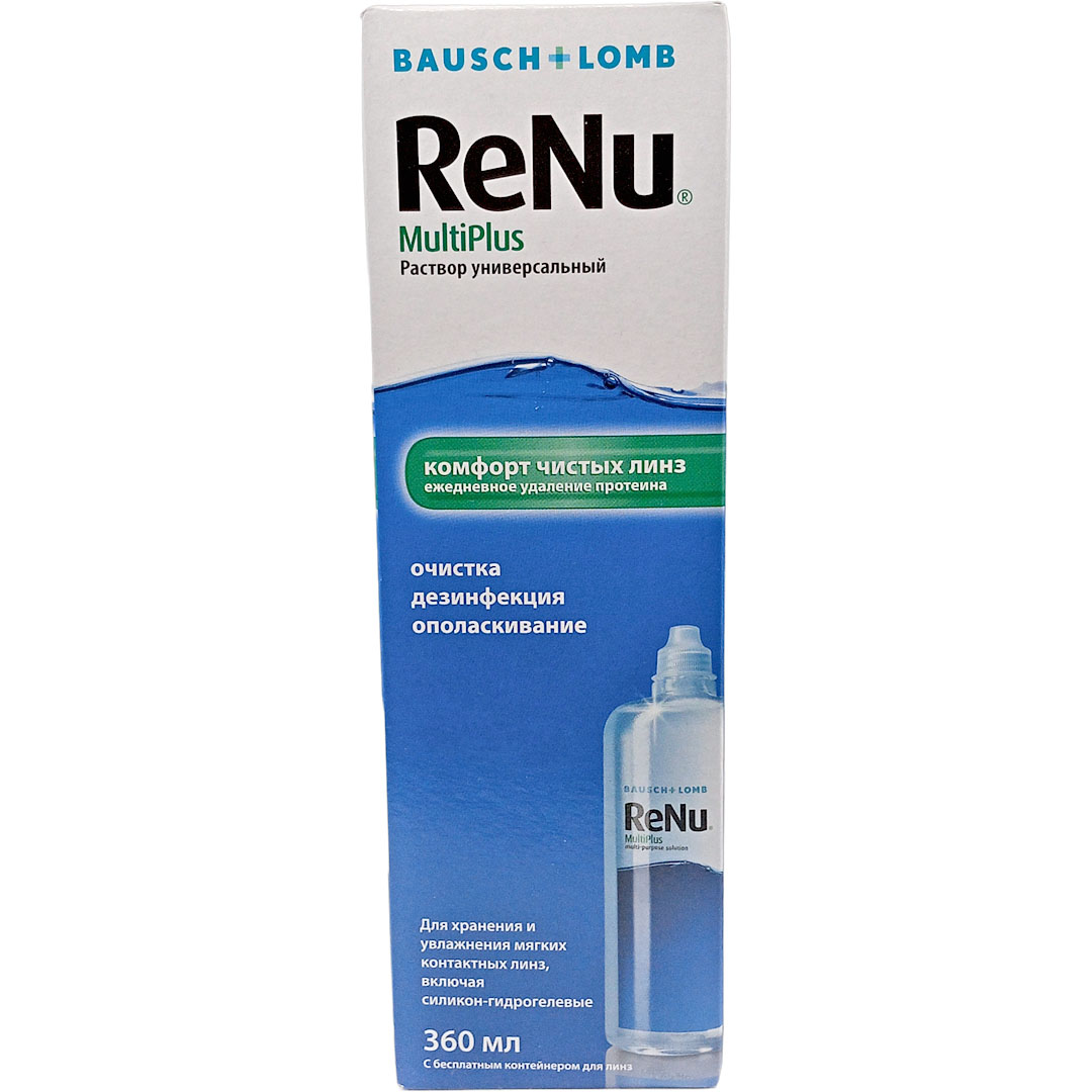 Renu Multi Рlus раствор д/линз 360мл