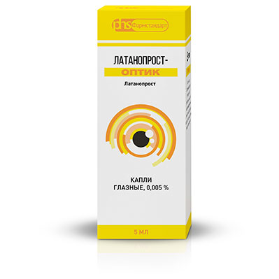 Латанопрост-Оптик гл.капли 0,005% 5мл от глаукомы Рх