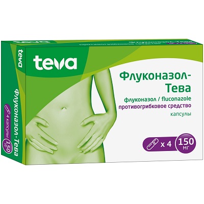 Флуконазол-Тева капс. 150мг №4 от молочницы