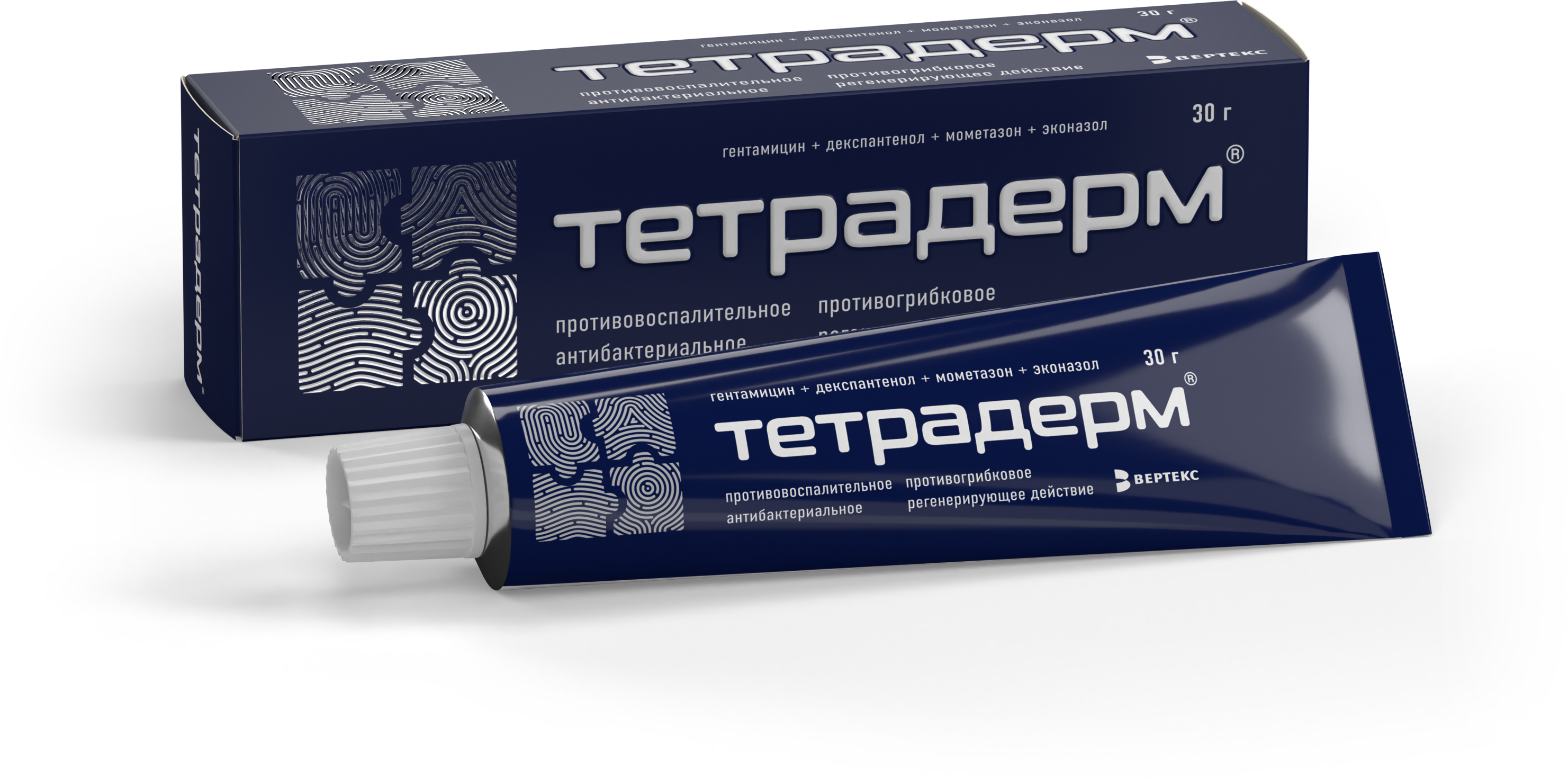 Тетрадерм крем 30г от нейродермита, атопического дерматита, экземы