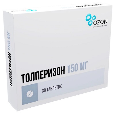 Толперизон таб. 150мг №30 обезболивающее Рх (Озон)