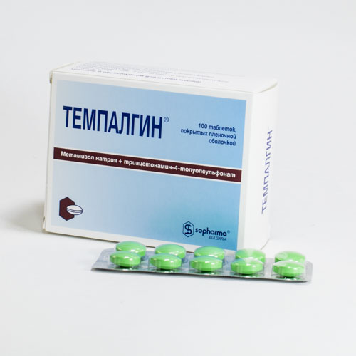 Темпалгин таб. №100 обезболивающее, противовоспалит.