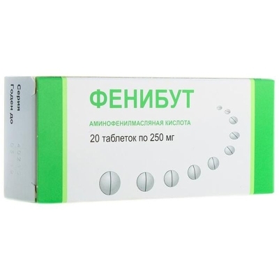 Фенибут таб. 250мг №20