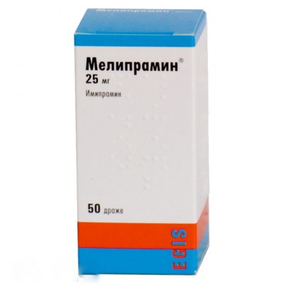 Мелипрамин таб. 25мг №50 (Имипрамин) антидепрессант Рх