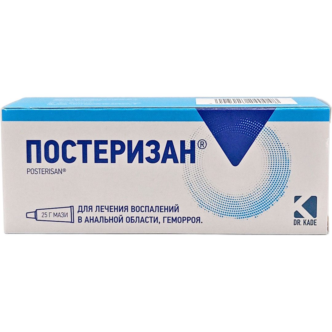 Постеризан мазь 25г при геморрое