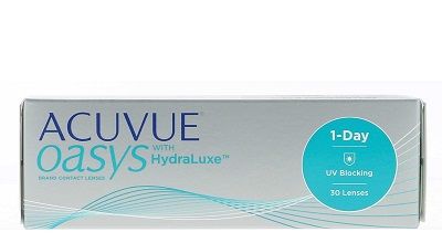 Линзы контактные Acuvue Oasys 1-Day With Hydralux R 8,5 D -5,0 №30 однодневные