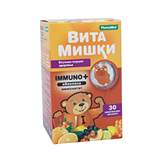 ВитаМишки Иммуно+ жев.пастилки №30 с 3-лет витамины детям общеукрепляющие БАД