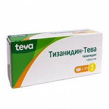 Тизанидин-Тева таб. 4мг №30 обезболивающее Рх
