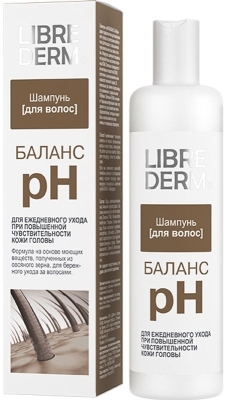 Либридерм Шампунь pH-Баланс 250мл при повышенной чувст. кожи головы