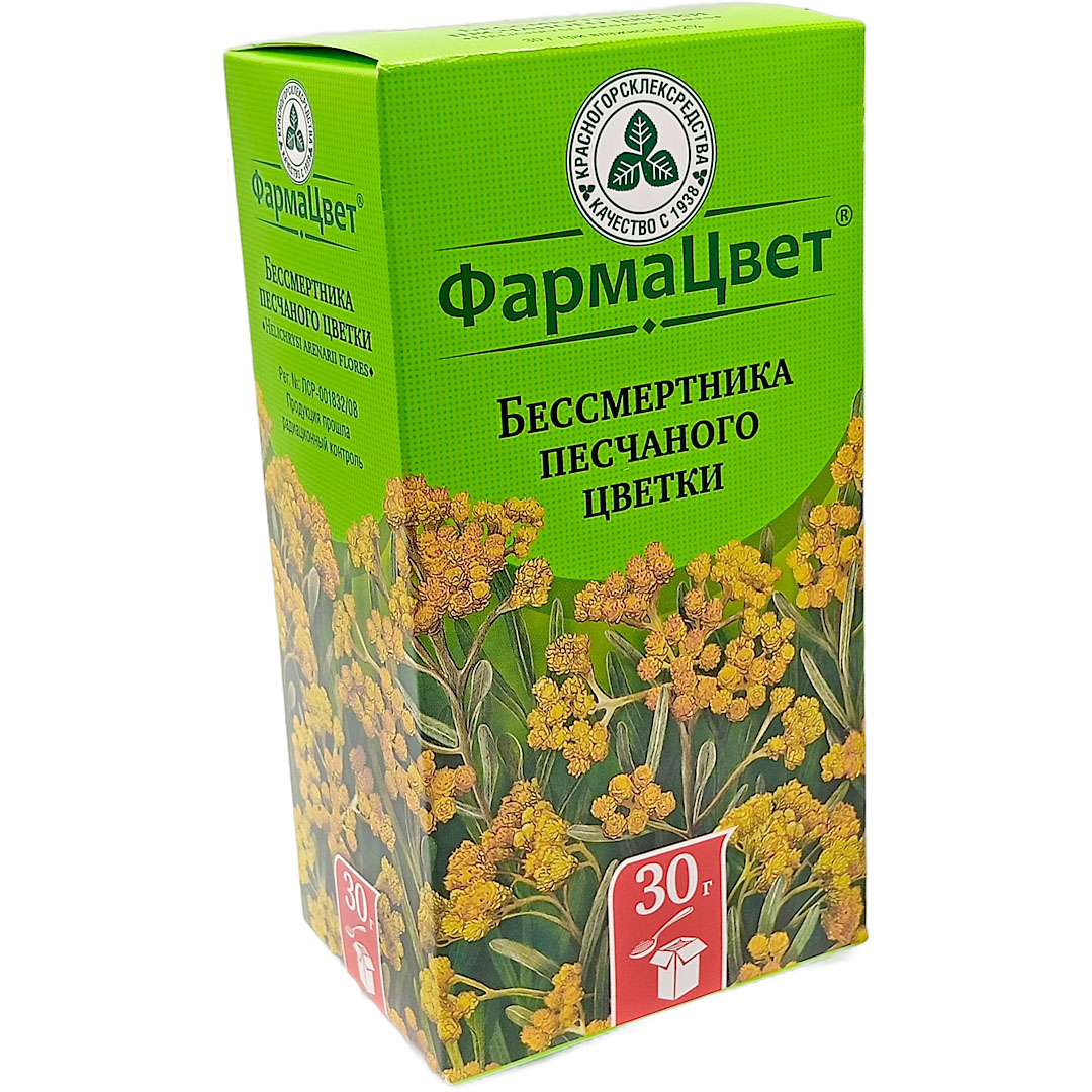 Бессмертника песчаного цветки 30г ФармаЦвет