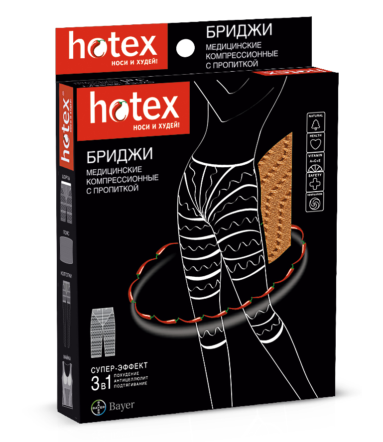 Hotex бриджи корректирующие черные