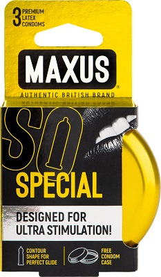 Презервативы Максус (Maxus) №3 Special точечно-ребристые