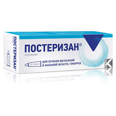 Постеризан мазь 25г при геморрое