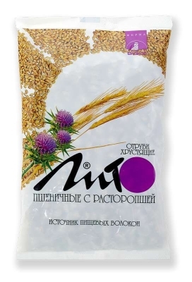 Отруби ЛИТО пшеничные хрустящие с расторопшей 200г