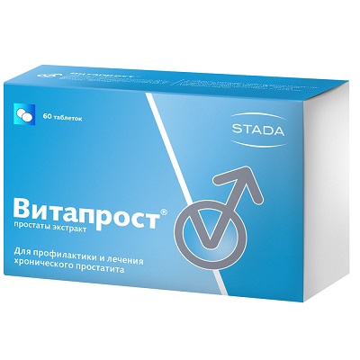 Витапрост таб. 20мг №60 (Простаты экстракт) при простатите