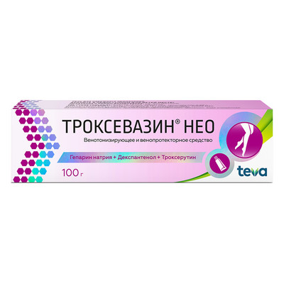 Троксевазин Нео гель 100г от варикозн.расшир.вен