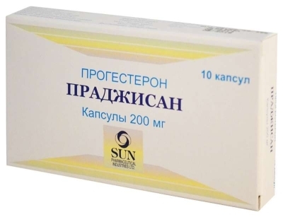 Праджисан(Прогестерон)капс. 200мг №10 РХ
