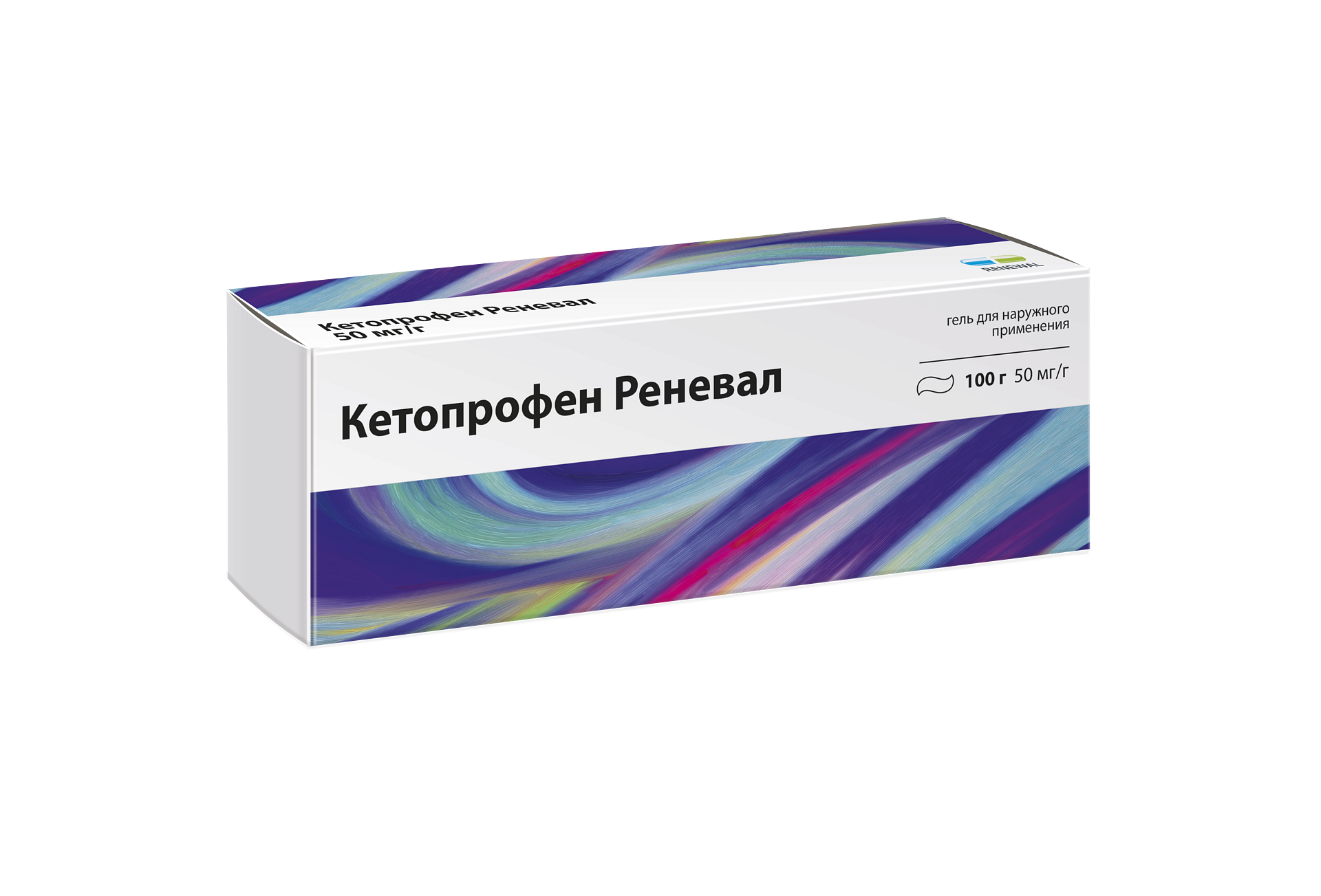 Кетопрофен Реневал гель 50мг/г 100г обезболивающее