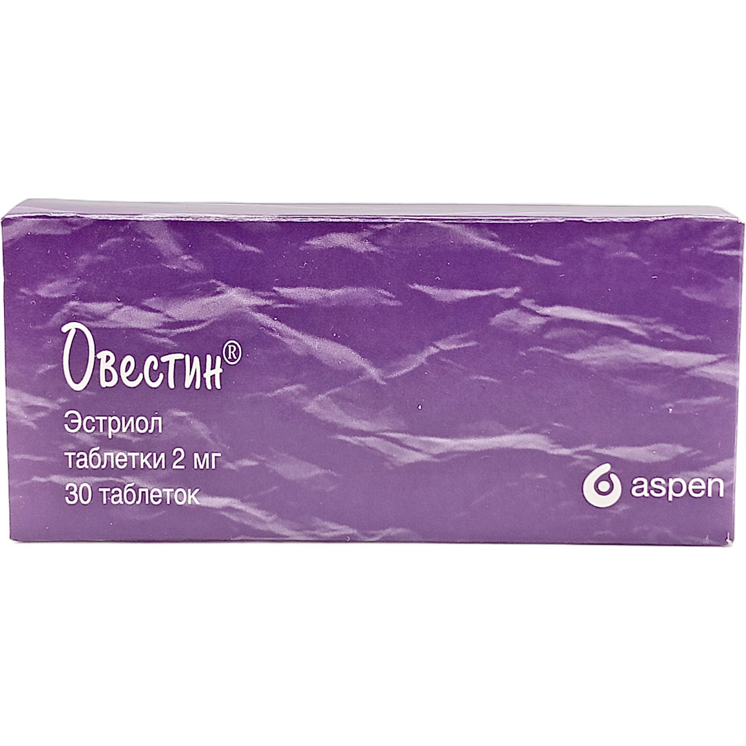 Овестин таб. 2мг №30 (Эстриол) при климаксе Рх