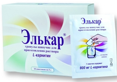 Элькар шип. гранулы пак. 5г №10 (Левокарнитин) витамины с карнитином