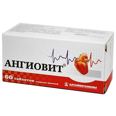 Ангиовит таб. №60 витамины для сердца