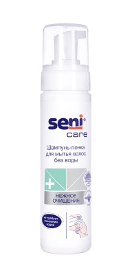 Сени Кеа (Seni Care) шампунь-пенка 200мл для мытья волос без воды