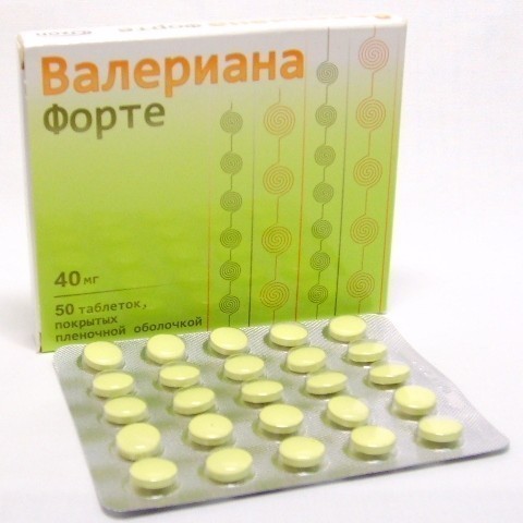Валериана Форте таб. 40мг №50 успокаивающее (Озон)