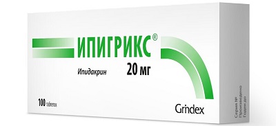 Ипигрикс таб. 20мг №100 (Ипидакрин) нервные расстройства Рх