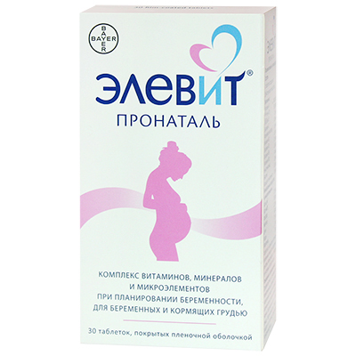 Элевит пронаталь таб. №30 витамины беременным