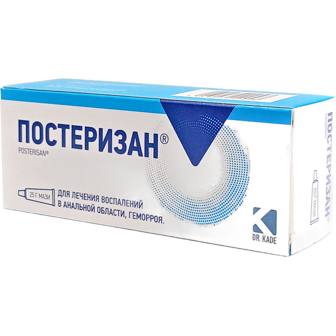 Постеризан мазь 25г при геморрое