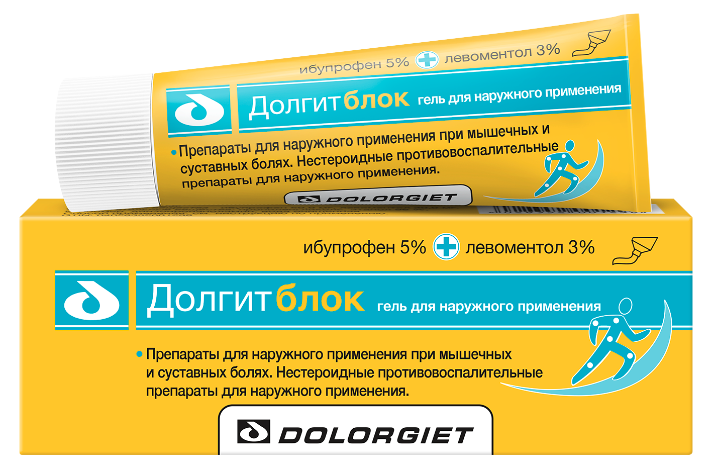 Долгитблок гель 20г обезболивающее
