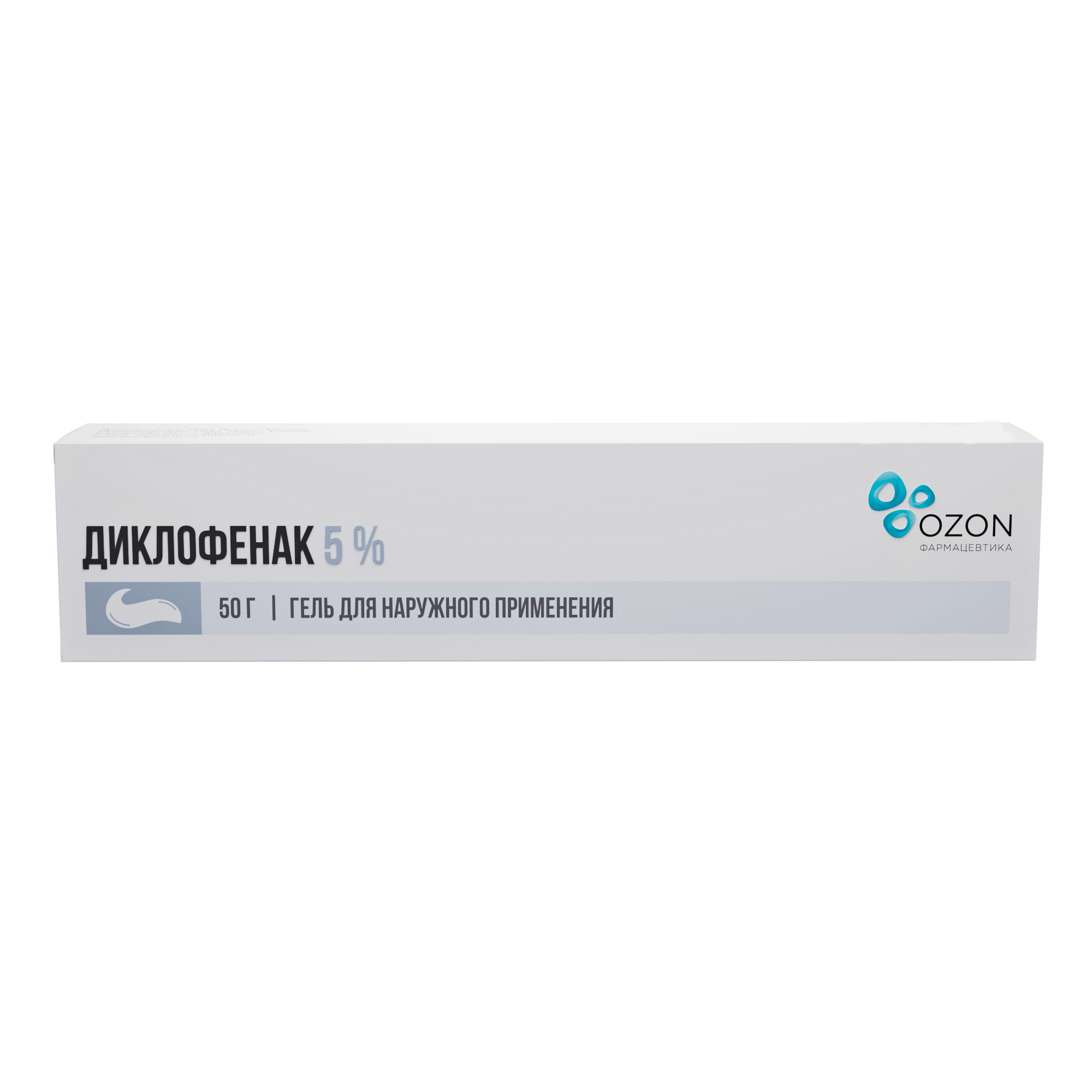 Диклофенак гель 5% 50г обезболивающее (Озон)