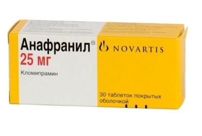 Анафранил таб. 25мг №30 (Кломипрамин) антидепрессант Рх