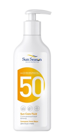 Сан Сизон (Sun Season) Флюид солнцезащитный SPF-50+ 140мл