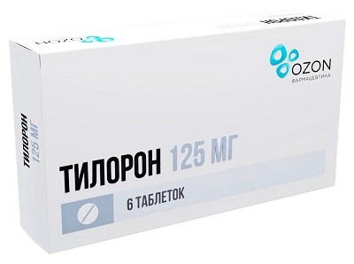 Тилорон таб. 125мг №6 для повышения иммунитета (Озон)