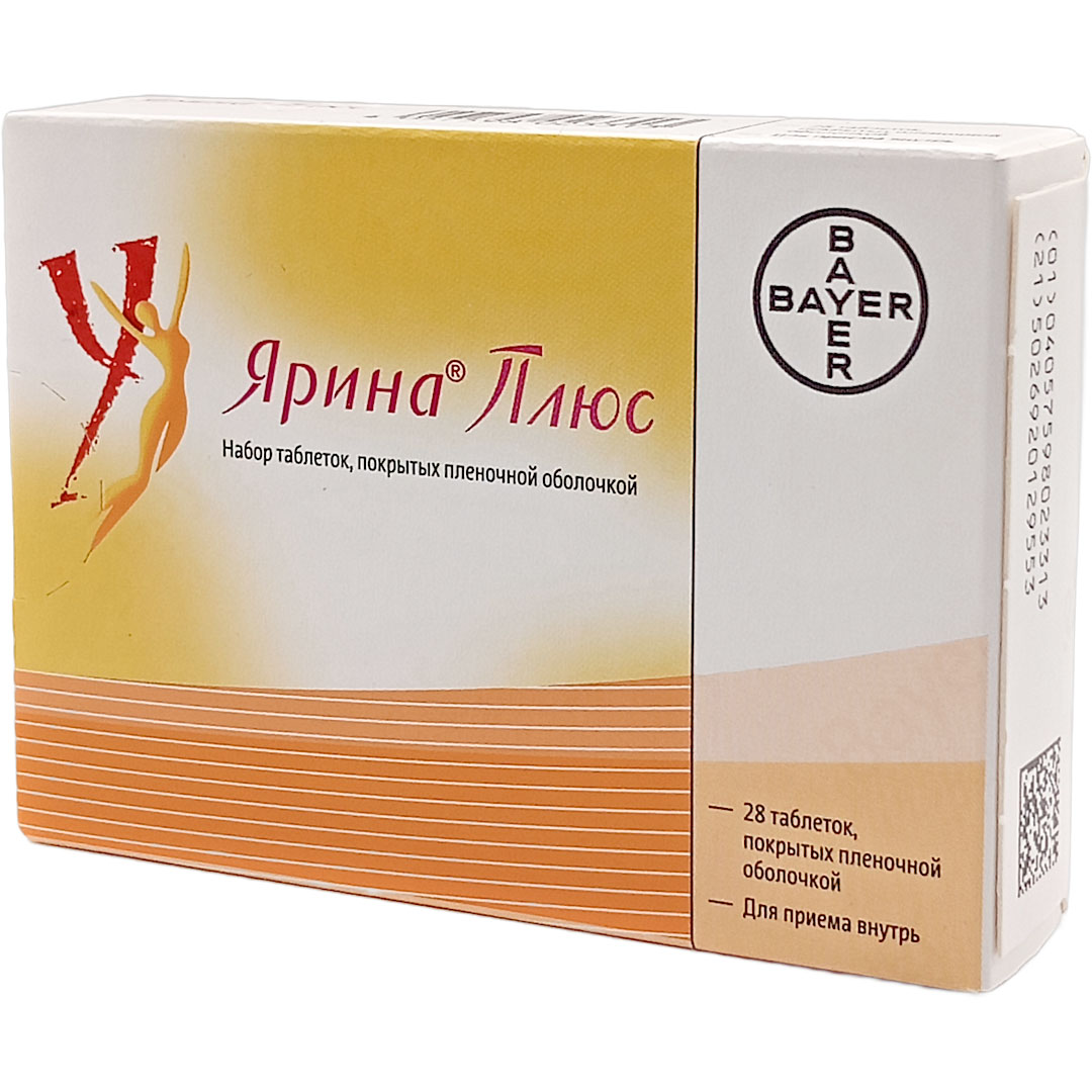 Ярина Плюс таб. №28 гормон.контрацептив Рх