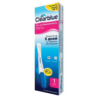 Тест Клиаблу плюс(Clearblue Plus) на беременность №1