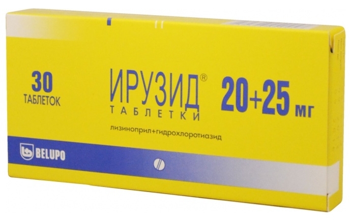 Ирузид таб. 20мг+25мг №30