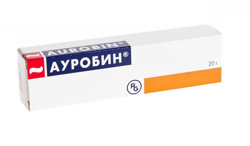 Ауробин мазь 20г от геморроя Рх